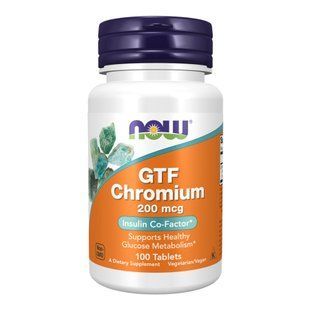GTF Chromium 200mcg - 100 tabs 2022-10-0672 фото
