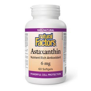 Astaxanthin 6 mg - 60 softgels 2023-10-6547 фото