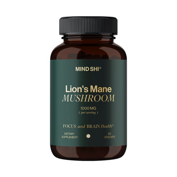 Lion's Mane Mushroom 1000 mg - 60 vegcaps (10+2 в подарунок!) 2023-10-7170 фото