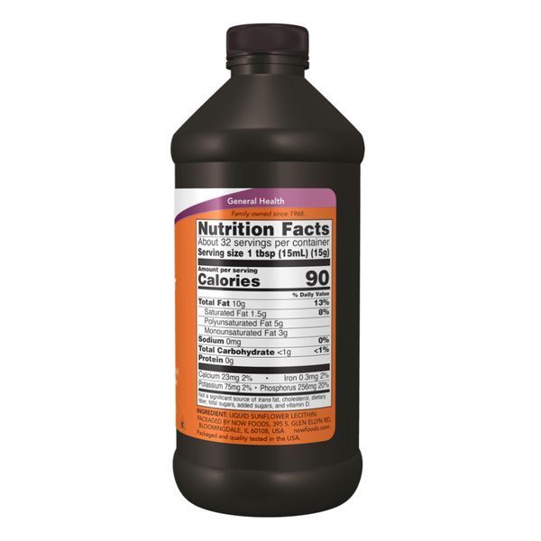 Sunflower Liquid Lecithin - 16 fl oz 2022-10-0686 фото