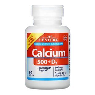 Calcium 500 mg + D3 - 90 tabs 2023-10-7087 фото