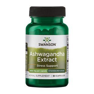 Ashwagandha Extract Standardized 450mg - 60 caps 2023-10-4056 фото