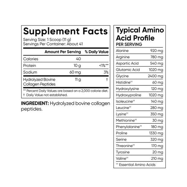 Collagen Peptides - 454g Unflavored 2023-10-3441 фото