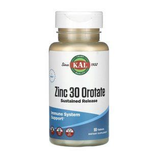 Zinc 30 Orotate Sustained Release - 90 tabs 2023-10-3416 фото