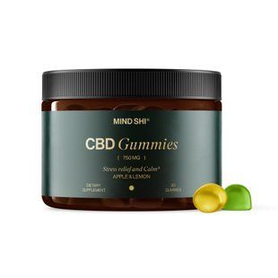 CBD Gummies Full Spectrum 750 mg Apple & Lemon - 30 gummies (10+2 в подарунок!) 2023-10-7175 фото