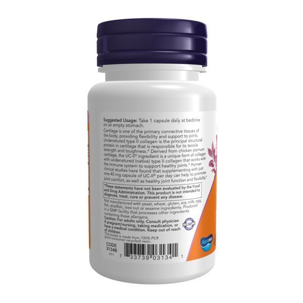 UC-II&reg; Type II Collagen 40mg - 60 vcaps 2023-10-2217 фото