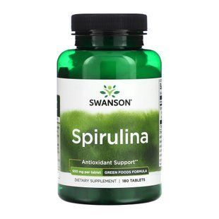 Spirulina 500mg - 180 tabs 2023-10-4060 фото
