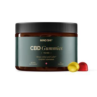 CBD Gummies Full Spectrum 750 mg Cherry & Banana - 30 gummies (10+2 в подарунок!) 2023-10-7179 фото