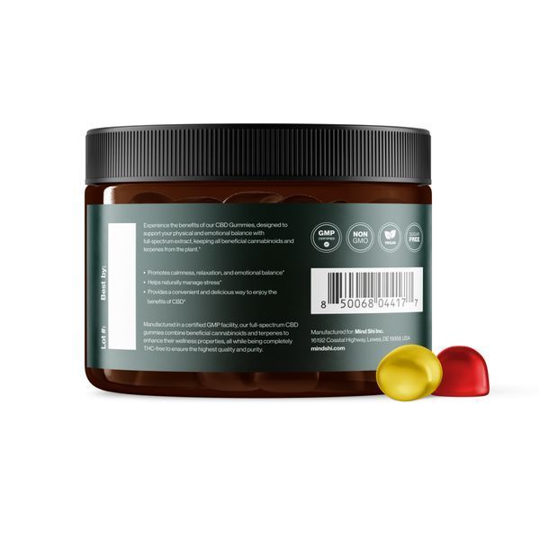 CBD Gummies Full Spectrum 750 mg Cherry & Banana - 30 gummies (10+2 в подарок!) 2023-10-7179 фото