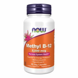 Methyl B-12 5000mcg - 90 vcaps 2022-10-2567 фото