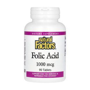 Folic Acid 1mg - 90 tabs 2023-10-5741 фото
