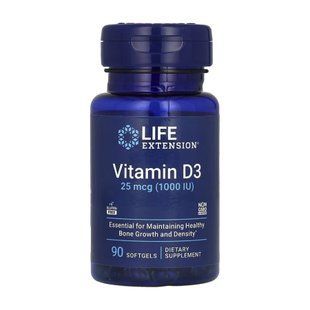 Vitamin D3 25 mcg (1000 IU) - 90 softgels 2023-10-3217 фото