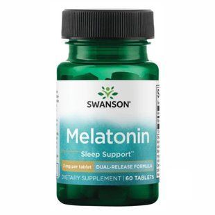 Melatonin-Dual-Release 3mg - 60tabs 100-41-5548430-20 фото