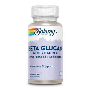 Beta Glucan with Vitamin C 10mg - 60 vcaps 2023-10-3008 фото