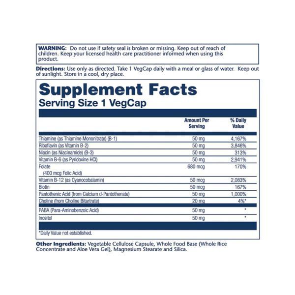 Vitamin B-Complex 50 50mg - 100 vcaps 2023-10-2383 фото