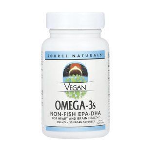 Vegan Omega-3s EPA-DHA 300 mg - 30 softgels 2023-10-6613 фото
