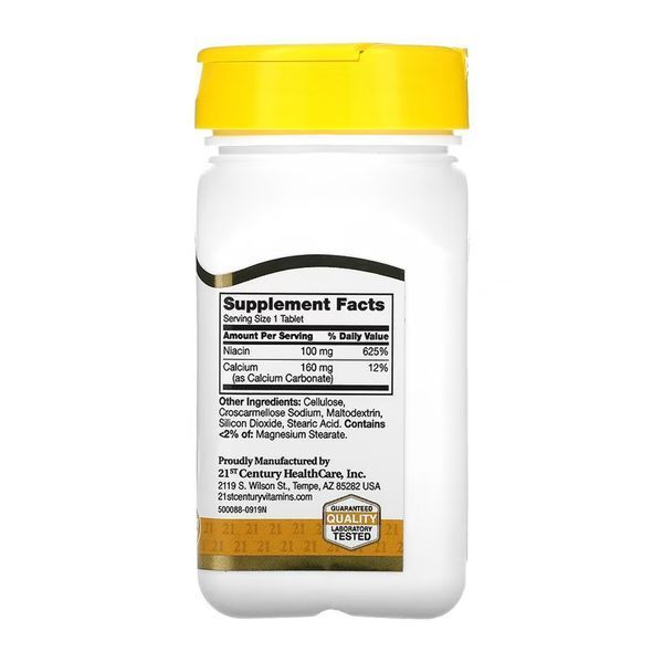 Niacin 100 mg - 110 tabs 2023-10-7120 фото