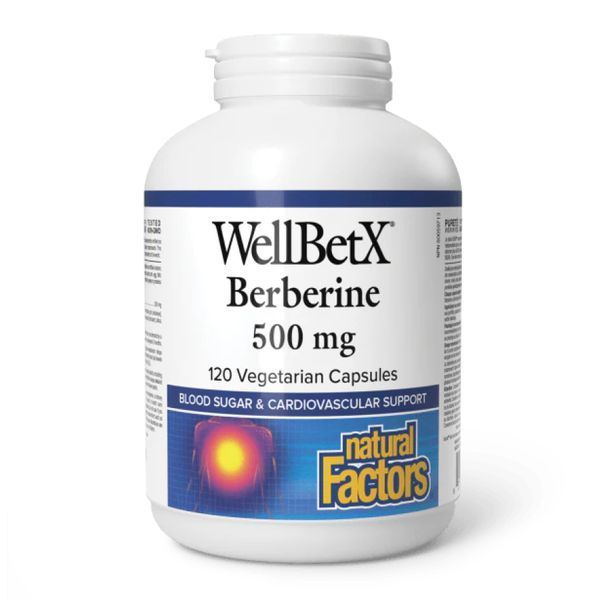 WellBetX Berberine 500mg - 120 vcaps 2023-10-3833 фото