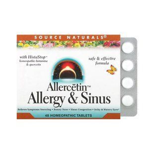Allercetin&trade; Allergy & Sinus - 48 tabs (Пошкоджена упаковка) 2023-10-5432 фото