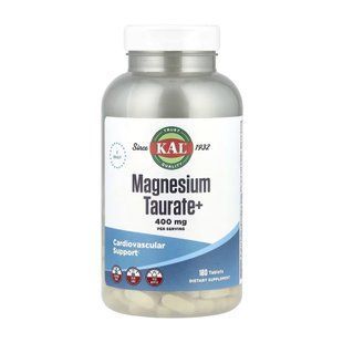 Magnesium Taurate 400mg - 180 tabs 2023-10-4694 фото