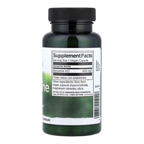 Berberine 400mg - 60 cap 100-68-6731061-20 фото