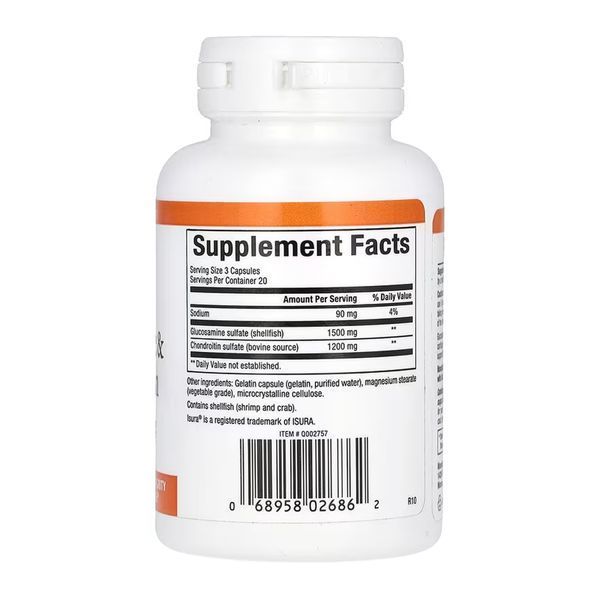 Glucosamine Chondroitin 900mg - 60 caps 2023-10-7735 фото