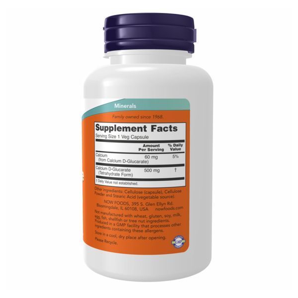 Calcium D-Glucarate 500mg - 90 vcaps 2022-10-1708 фото