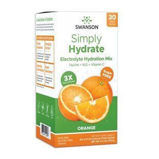 Simply Hydrate Electrolyte Hydration Mix - 30 packs Orange (До 08.26) 2024-11-0266 фото