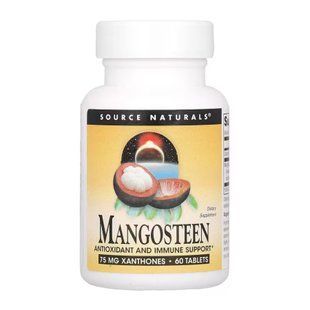 Mangosteen 75mg - 60 tabs (Повреждена этикетка) 2024-11-0199 фото