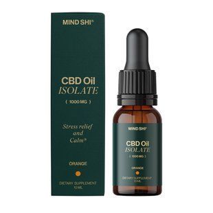 CBD Oil Isolate 1000 mg Orange - 10 ml 2023-10-3798 фото