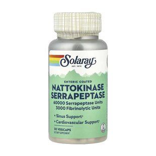 Nattokinase & Serrapeptase - 30 vcaps 2023-10-6419 фото