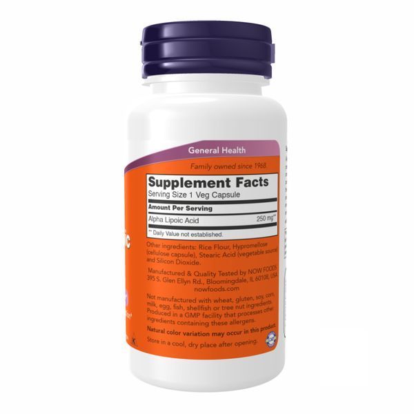 Alpha Lipoic Acid 250 mg - 60 vcaps 2022-10-0093 фото