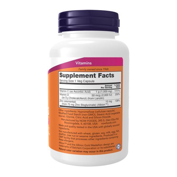 C-1000 Zinc & D-3 - 100 vcaps 2023-10-3284 фото