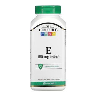 E 180 mg (400IU) - 250 softgels 2023-10-7091 фото