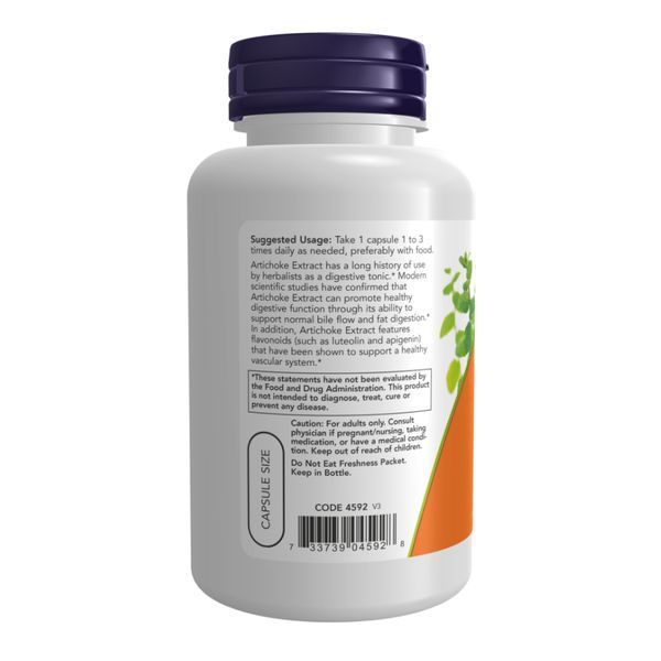 Artichoke Extract 450mg - 90 vcaps 2022-10-0705 фото