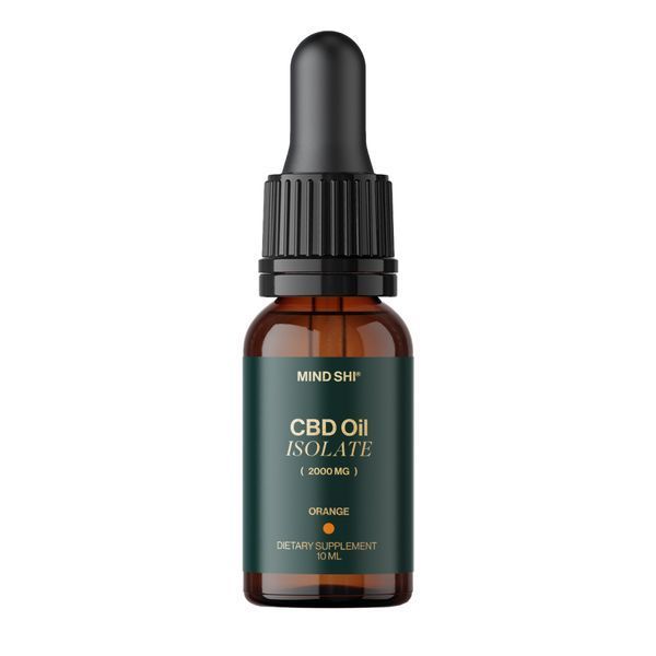 CBD Oil Isolate 2000 mg Orange - 10 ml 2023-10-3800 фото