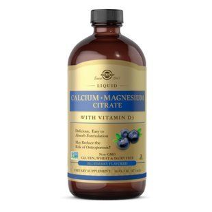 Liquid Calcium Magnesium Citrate with Vitamin D3 - 16 oz Natural Blueberry 2022-10-1558 фото