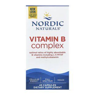 Vitamin B Complex - 45 caps 2023-10-7859 фото