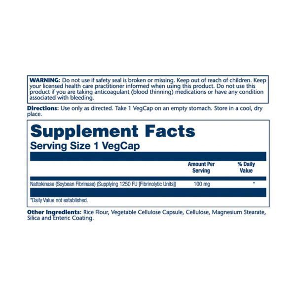 Nattokinase 100mg - 30 vcaps 2023-10-2403 фото