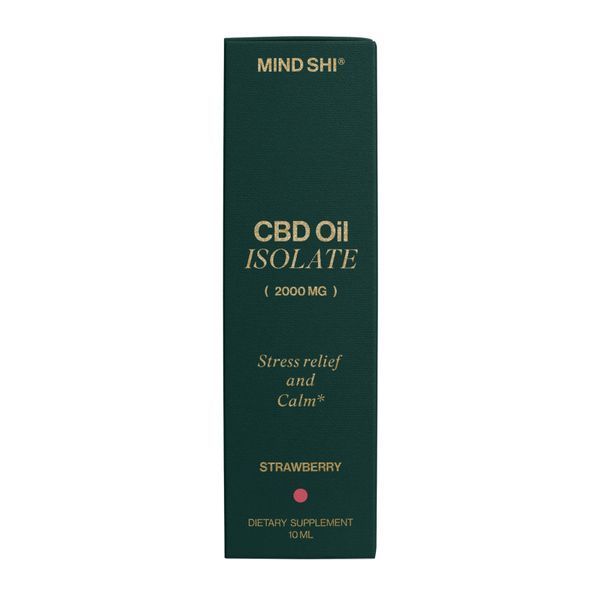 CBD Oil Isolate 2000 mg Strawberry - 10 ml 2023-10-3801 фото