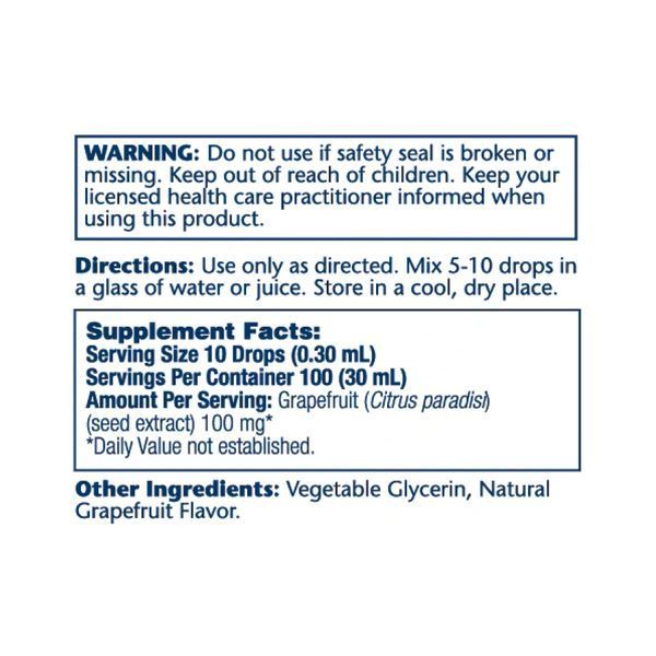 Grapefruit Seed Extract 100mg - 30ml 2023-10-4420 фото