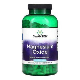 Magnesium Oxide 200mg - 500 caps 2023-10-4069 фото