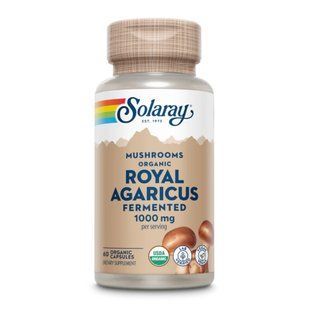 Org Grown Fermented Royal Agaricus 1000mg - 60 caps 2023-10-2407 фото