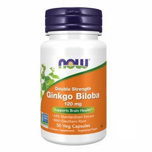 Ginkgo Biloba 120mg - 50 vcaps 100-76-3642007-20 фото