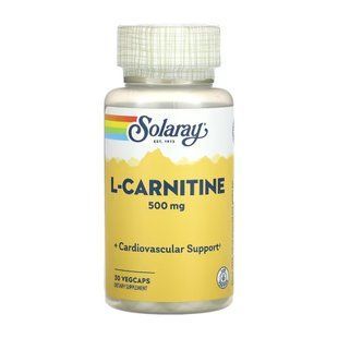 L-Carnitine Free Form 500mg - 30 vcaps 2023-10-6972 фото