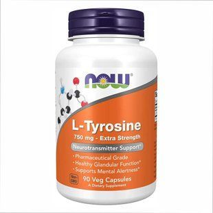 L-Tyrosine 750mg - 90 vcaps 2022-10-0655 фото