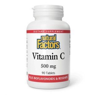 Vitamin C 500mg - 90 tabs 2023-10-3810 фото