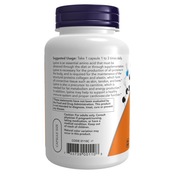 Lysine 500mg - 250 vcaps 2022-10-2697 фото
