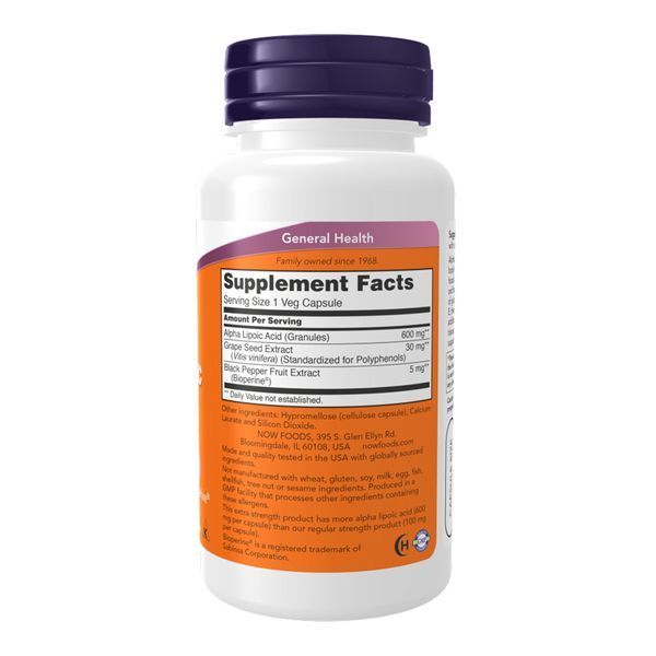 Alpha Lipoic Acid 600mg - 120 caps 2023-10-5841 фото