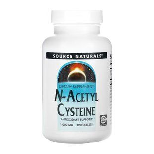 N-Acetyl Cysteine 1000mg - 120 tabs (До 04.26) 2023-10-7818 фото